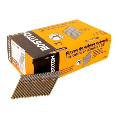 Dewalt Collated Framing Nail, 2-3/8 in L, Round Head, 28 Degrees S8D-FH